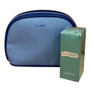 LA MER The Concentrate Serum 0.5 Oz SEALED New in Box with Cosmetic Bag